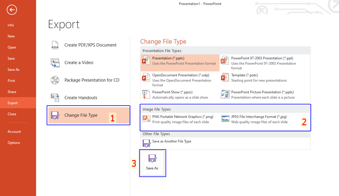 Hướng dẫn chuyển slide PowerPoint sang ảnh JPG, PNG chất lượng cao