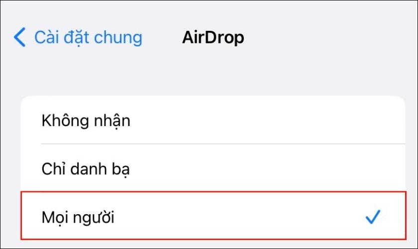 cách bật airdrop