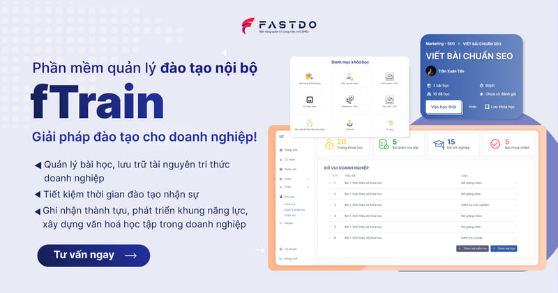 phần mềm đào tạo nội bộ fTrain