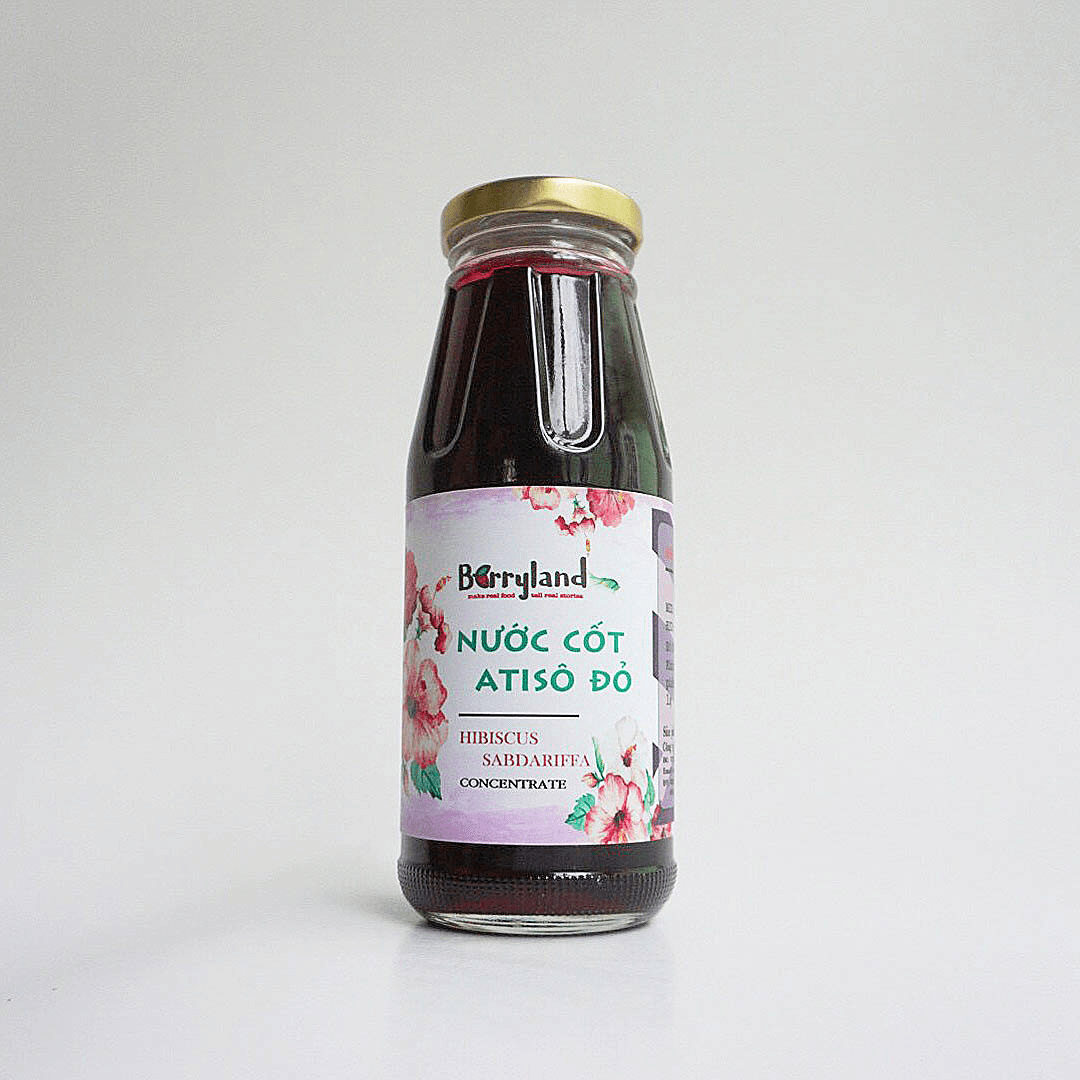 Nước cốt hoa atiso đỏ Berryland