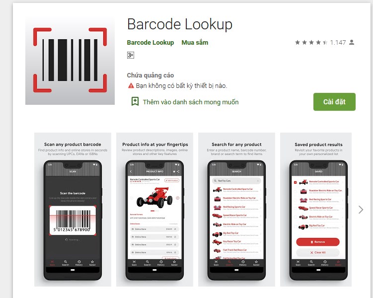 Barcode Lookup IOS