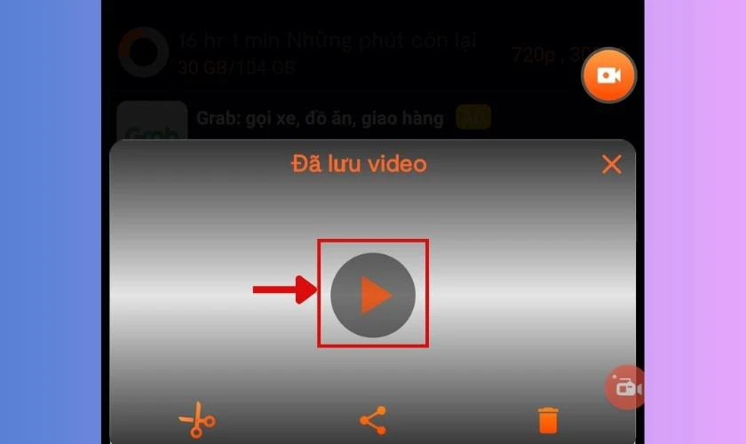 Lưu video màn hình đã quay về máy