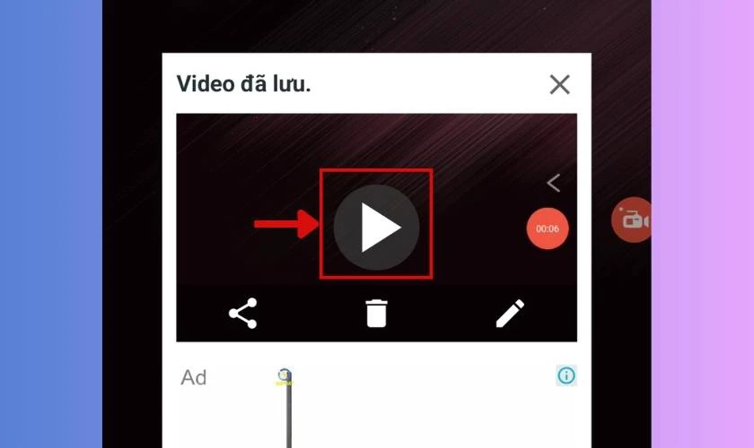 Video màn hình đã được xuất