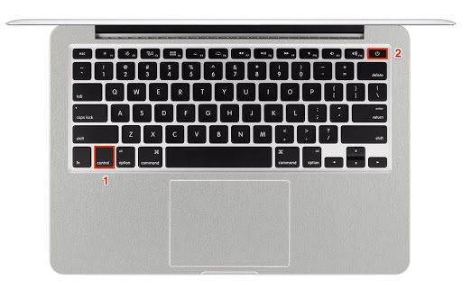 cách bật tắt macbook