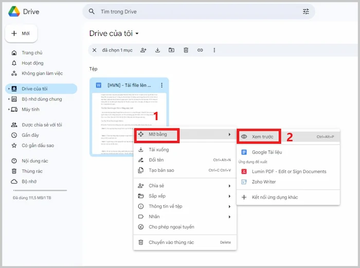 Hướng Dẫn Chuyển đổi định Dạng File Về Google Docs để Chỉnh Sửa