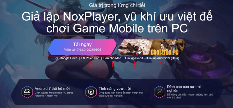 cách tải liên quân trên pc