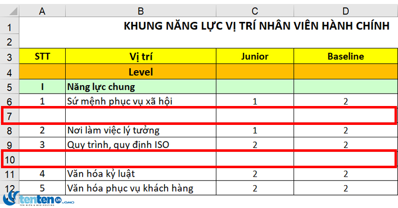 Hướng dẫn 5 cách chèn thêm dòng trong Excel cực dễ