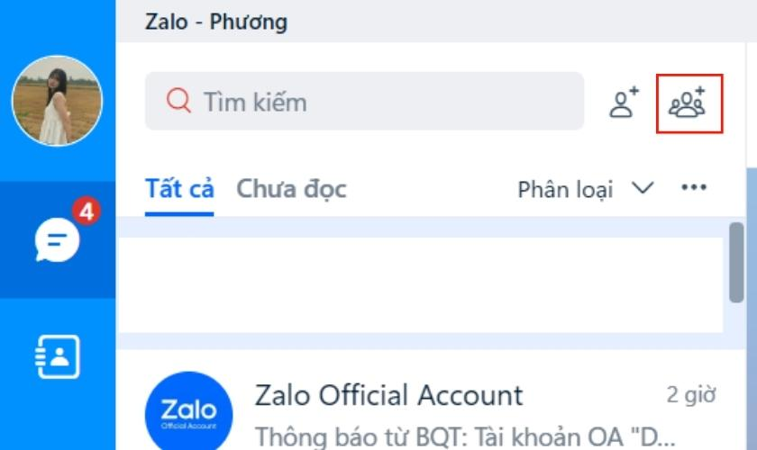 Cách tạo nhóm Zalo trên máy tính