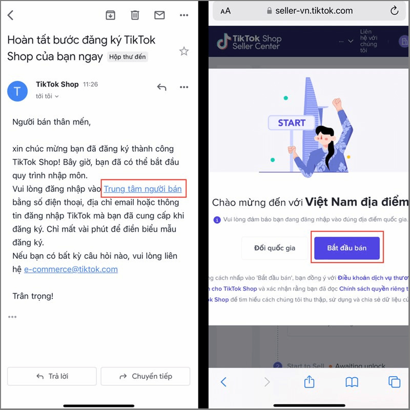 Hoàn tất đăng ký và bắt đầu bán trên Tiktok Shop
