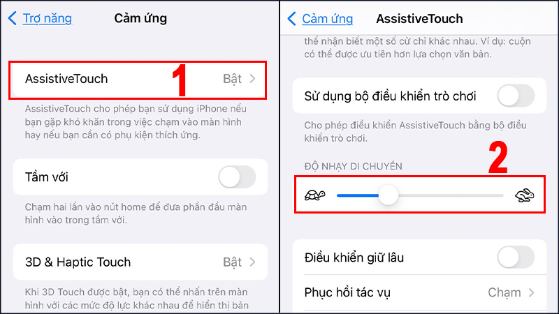 Tắt phím home ảo