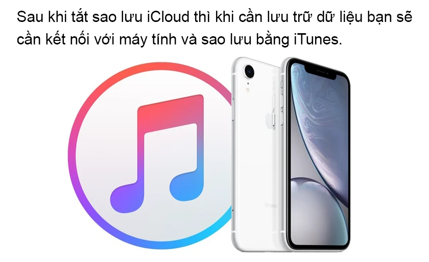 Sau khi tắt thông báo sao lưu iCloud sẽ thế nào?