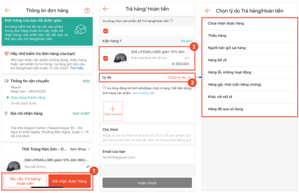 Hướng dẫn cách trả hàng, hoàn tiền Shopee nhanh chóng, đơn giản