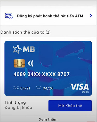 Số thẻ MBBank