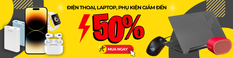 Trải nghiệm hàng trăm sản phẩm công nghệ mới giá giảm đến 50%