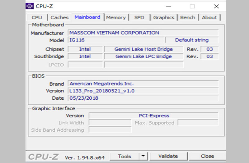 System Information