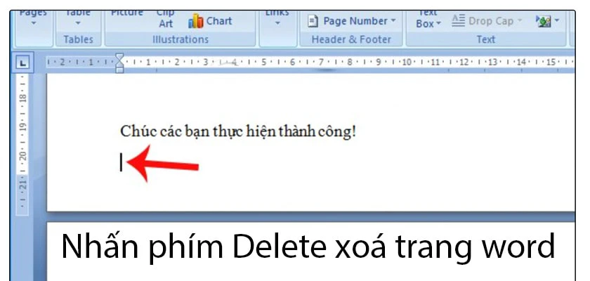 cách xóa trang trong word (cách trực tiếp)