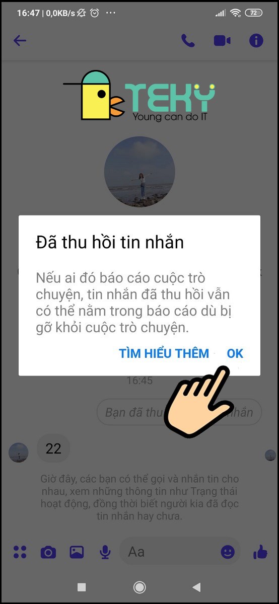 xóa toàn bộ cuộc trò chuyện trên messenger