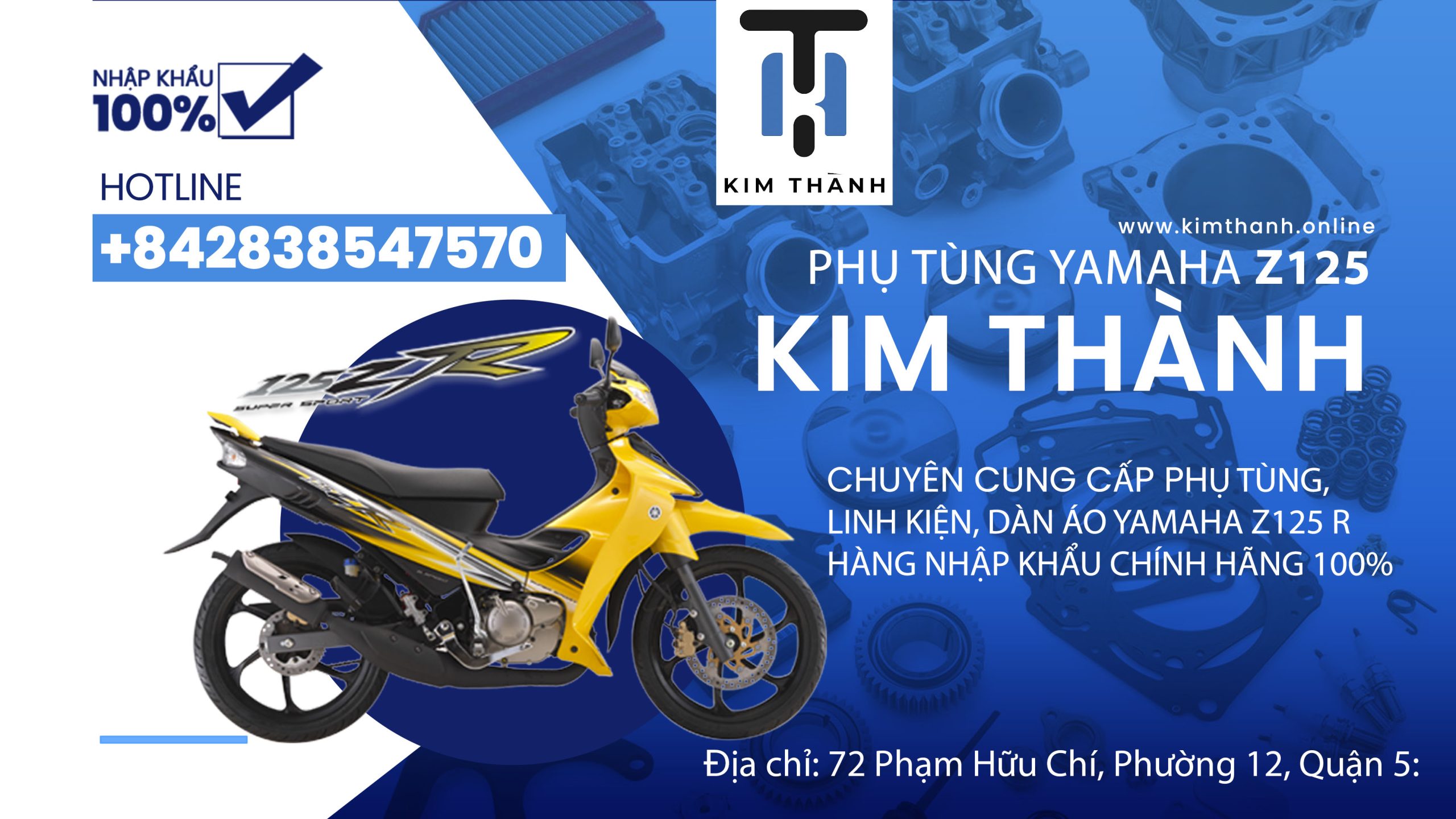 Địa chỉ cung cấp phụ tùng Yamaha Z chính hãng