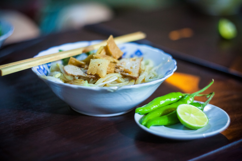 Visitors to Hoi An always remember Cao Lau, which is special symbol for Hoi An.