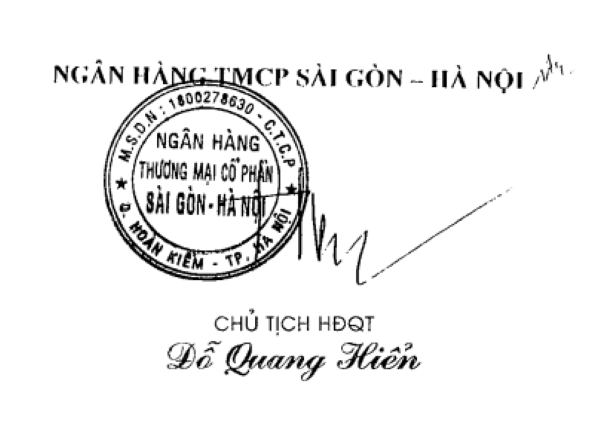 Chữ ký tên Lê Quang Hiển