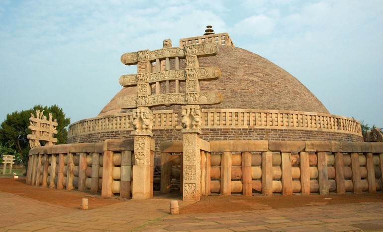 Stupa Sanchi - công trình kiến trúc Phật Giáo