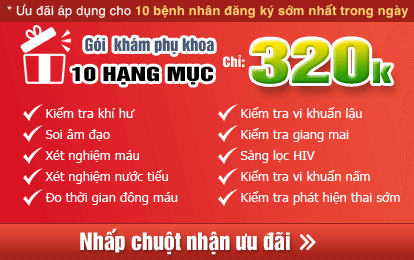 Tư vấn nhận gói ưu đãi khám phụ khoa 320k