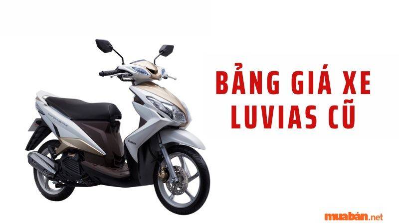 Luvias Yamaha cũ giá rẻ hơn các dòng xe khác