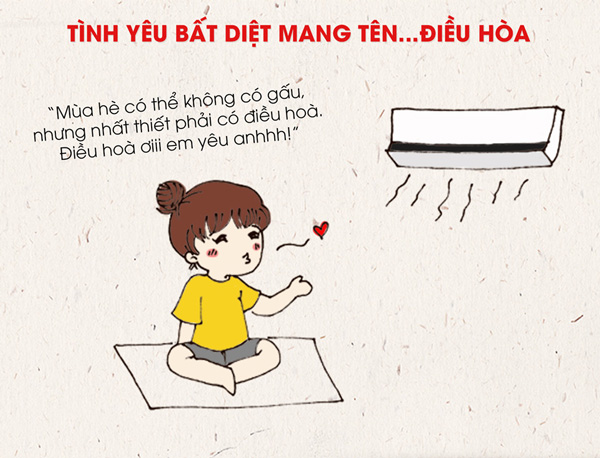 Ảnh chế tình yêu điều hòa