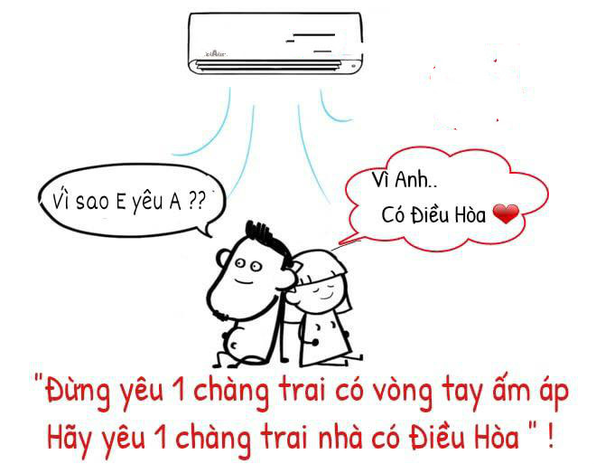 Ảnh chế tình yêu mùa nóng