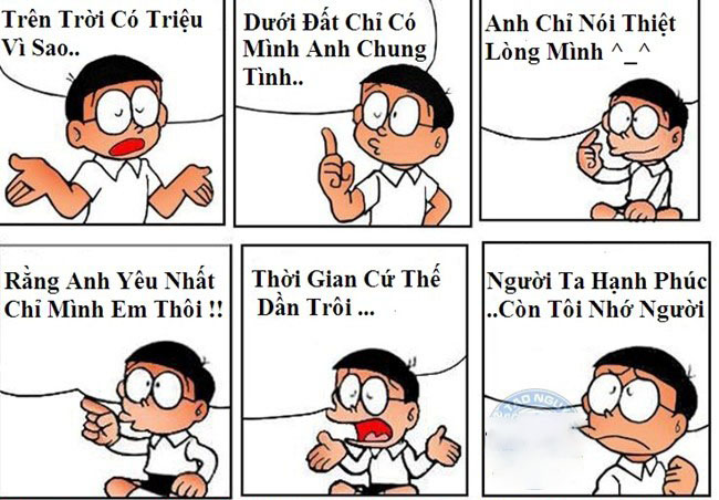 Ảnh doremon chế tình yêu hay nhất