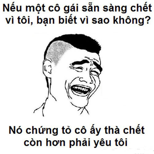 Ảnh chế hi sinh vì tình yêu