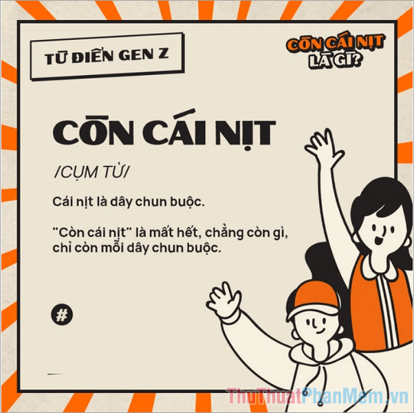 Còn đúng cái nịt xuất phát từ một người có tên là Tiến Bịp