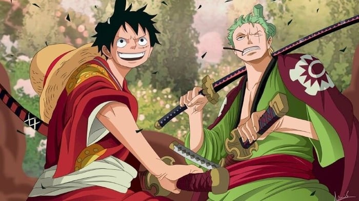 Hình ảnh thể hiện tình bạn đẹp của Luffy và Zoro