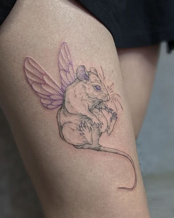 tattoo mini tuổi tý siêu đơn giản