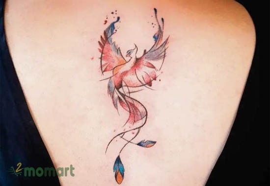 Tattoo phượng hoàng phong thủy với nhiều ý nghĩa sâu xa