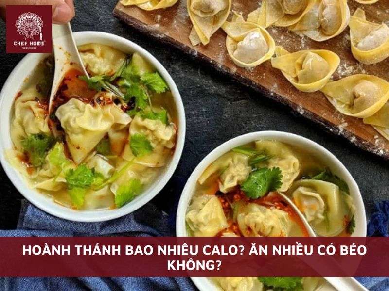 Hoành thánh bao nhiêu calo