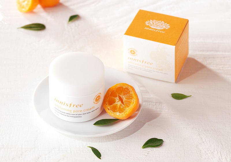 Innisfree Whitening Pore Cream - kem dưỡng trắng da mặt của Hàn Quốc