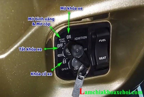 Cách khóa hoàn toàn ổ khóa xe Lead 2018