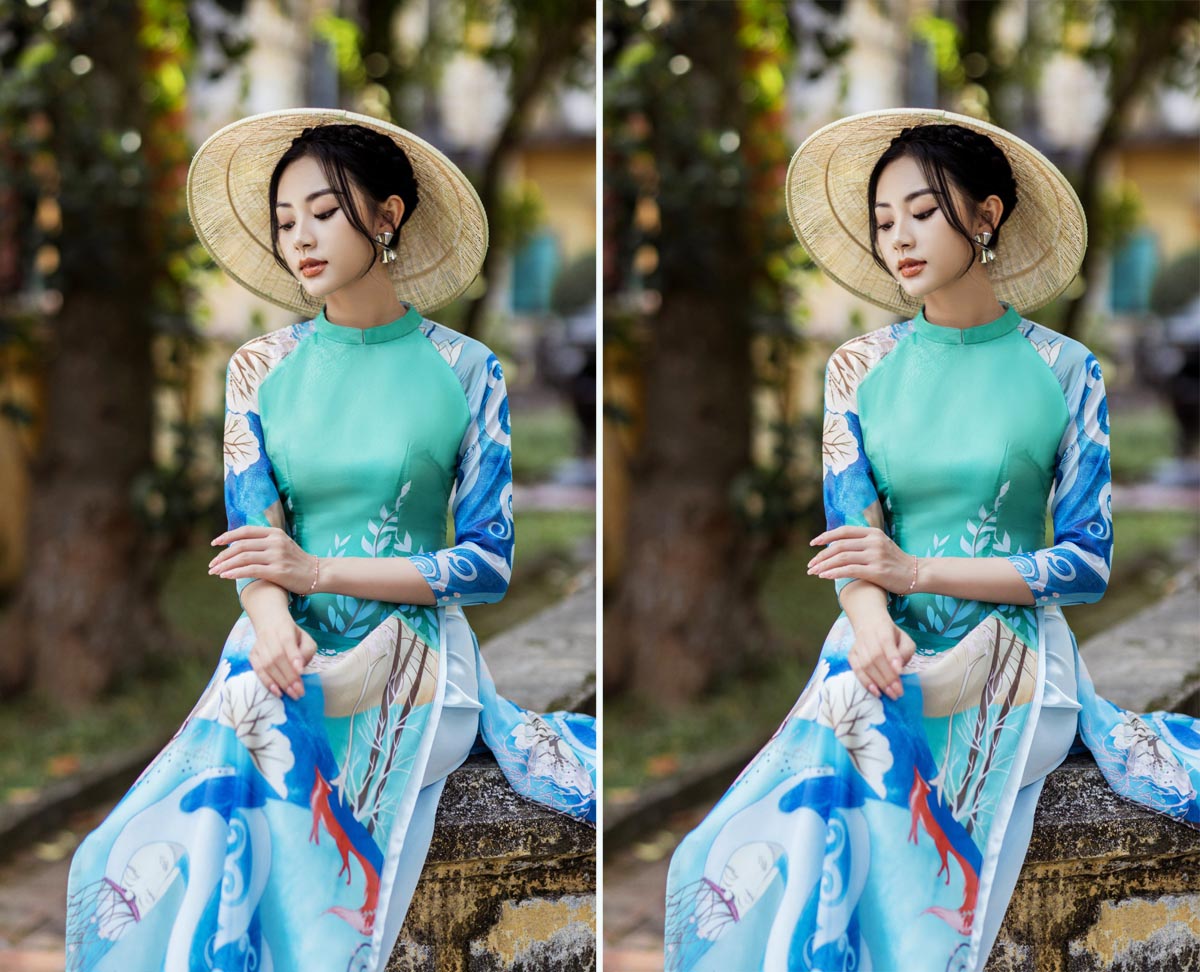 Ao dai dep hoa