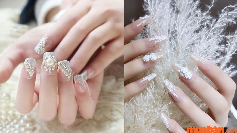 Mẫu nail đẹp cho cô dâu