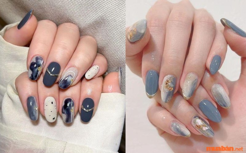 Mẫu nail ngắn nữ tính, thanh lịch