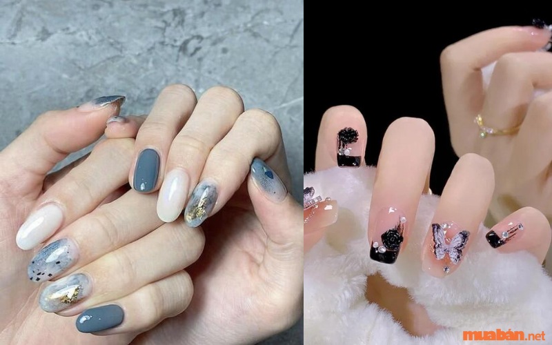 Mẫu nail ngắn sang chảnh, quyến rũ