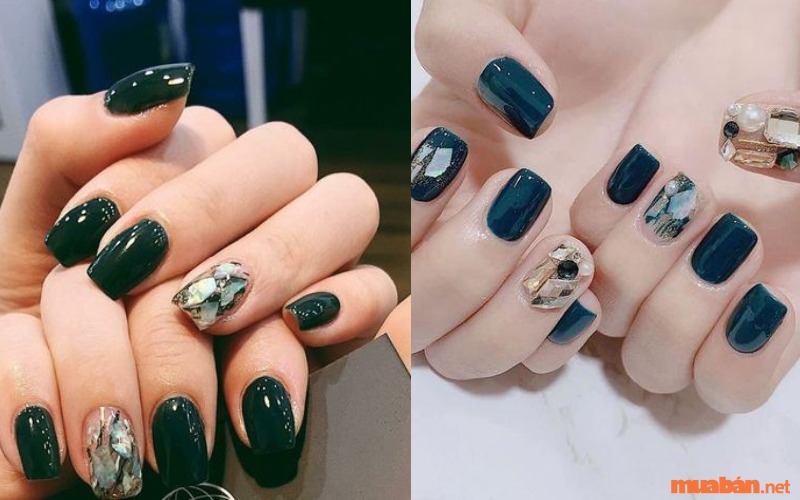 Mẫu nail ngắn sang chảnh, quyến rũ