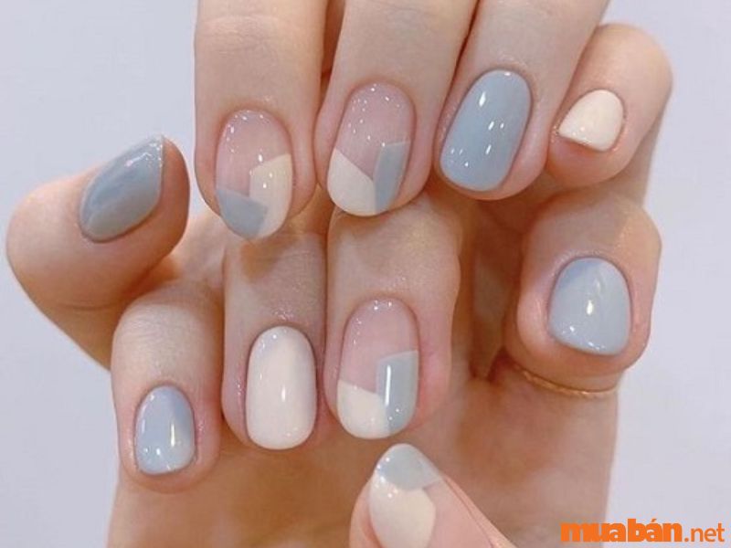 Mẫu nail sơn French