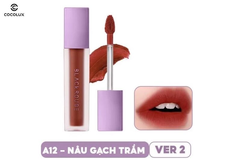 Black Rouge A12 là có tone màu nâu gạch trầm