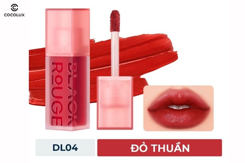 Black Rouge DL04 có tone màu đỏ thuần