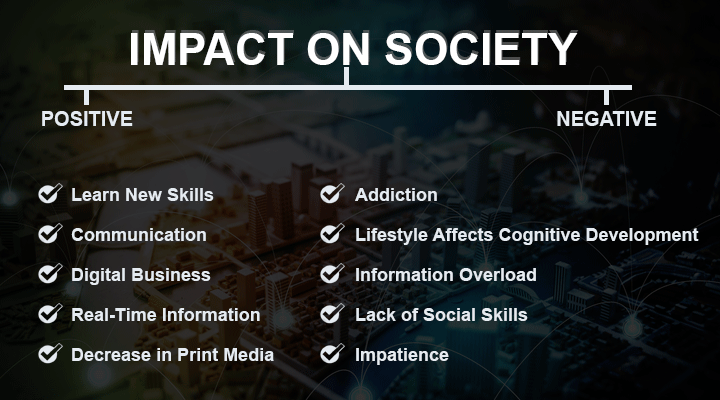 positive and negative effect of digital media