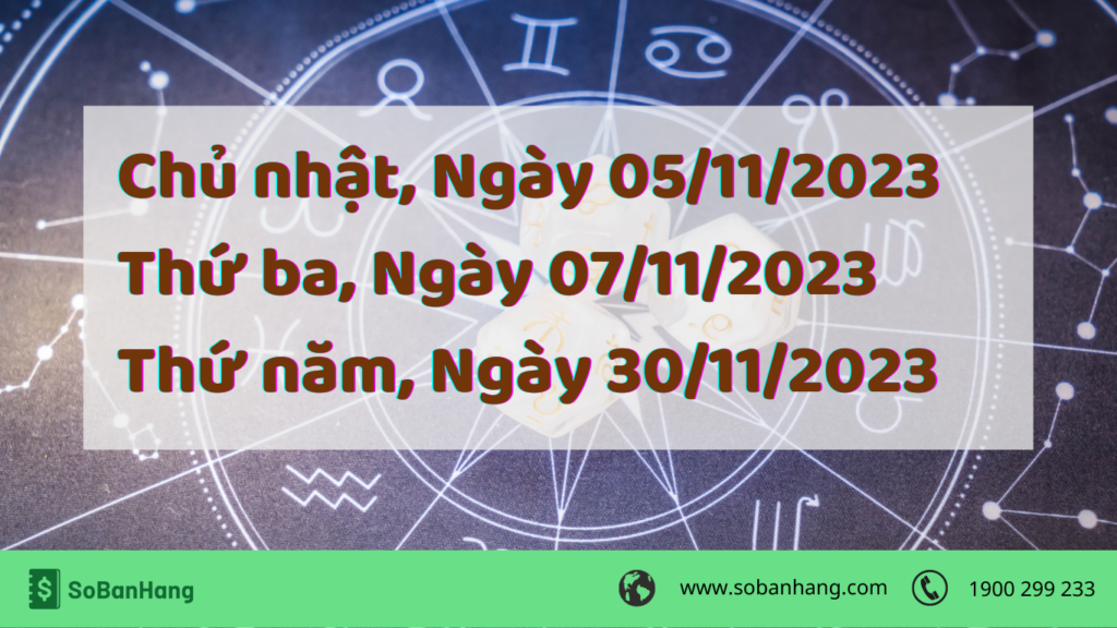 Hình: Danh sách ngày xấu mở cửa hàng khai trương tháng 11 năm 2023