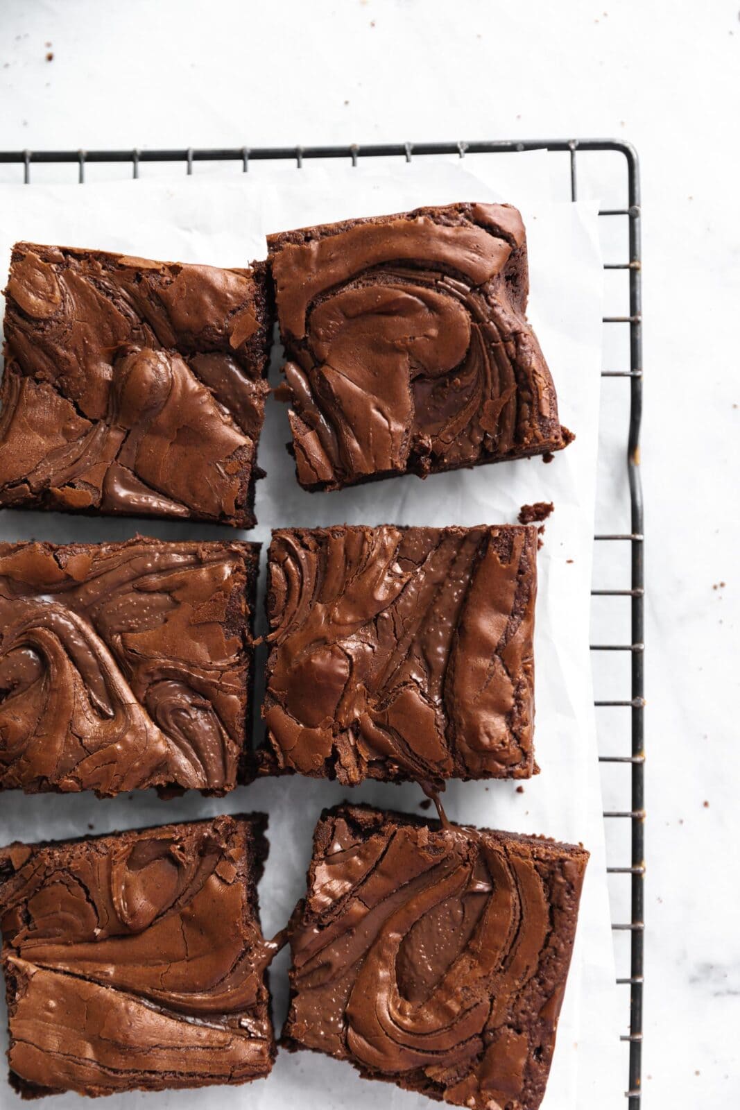 nutella brownies