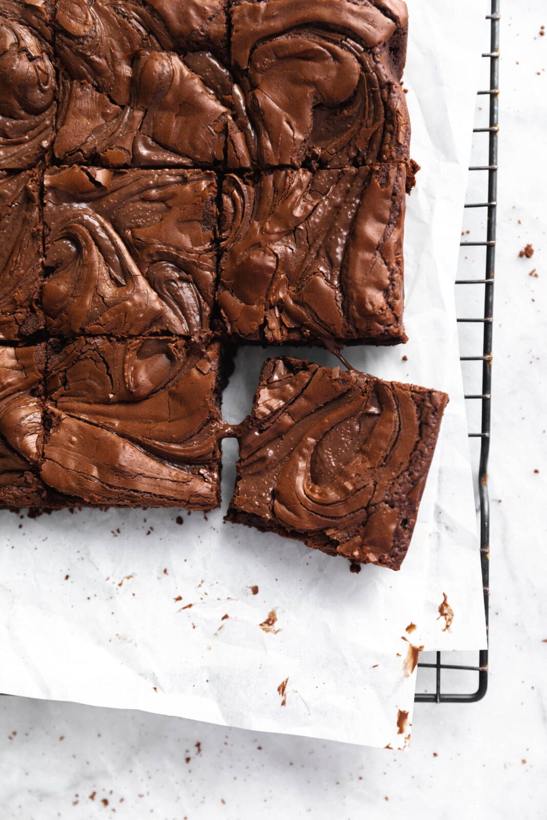 nutella brownies